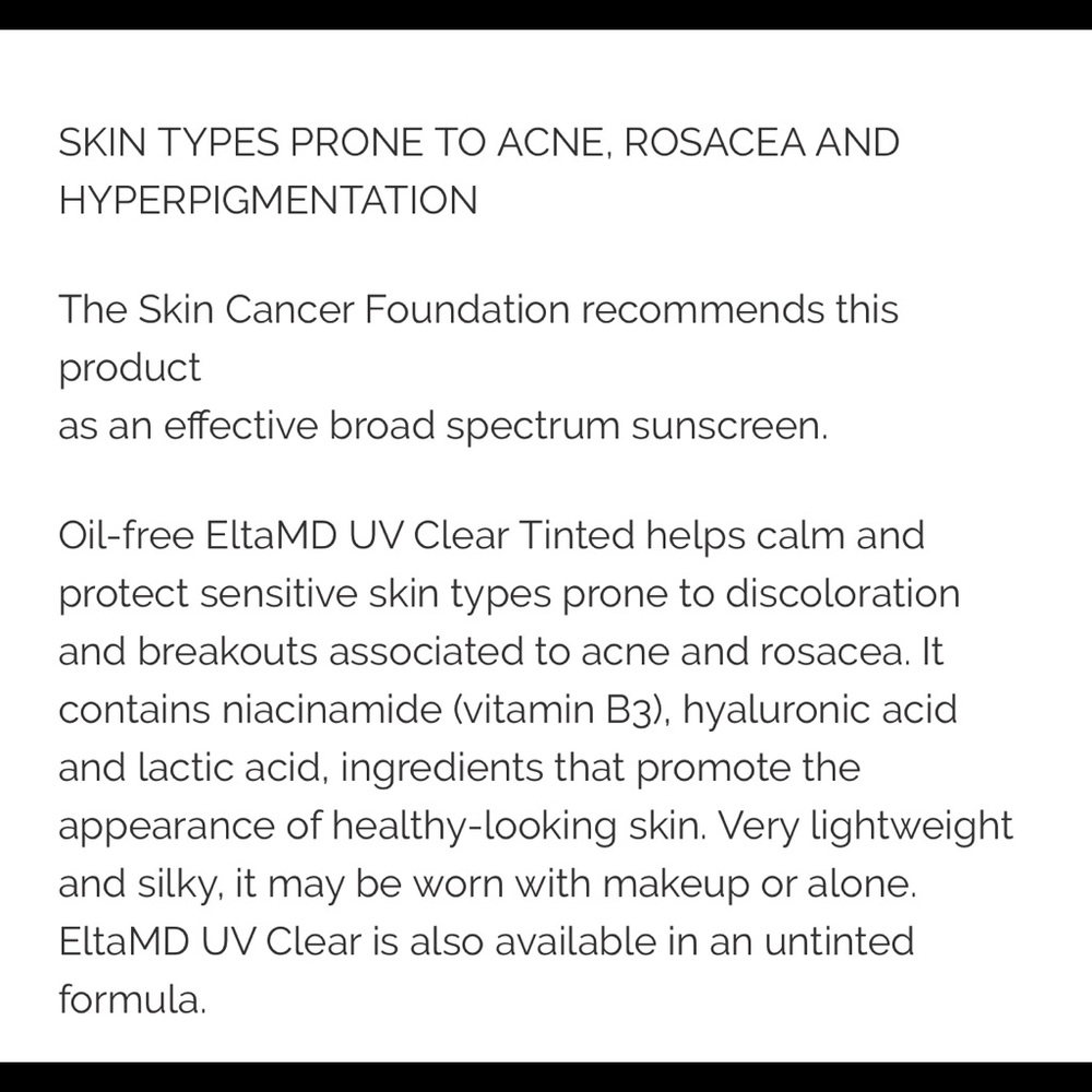 SOLD Elsa MD Tinted UV Clear  broad spectrum spf - Picture 3 of 3